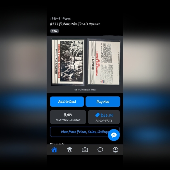 RAW MINT ~ 1990 NBA HOOPS TRIBUNE ~ BASKETBALL CARD LOT OF 8 - Picture 3 of 10